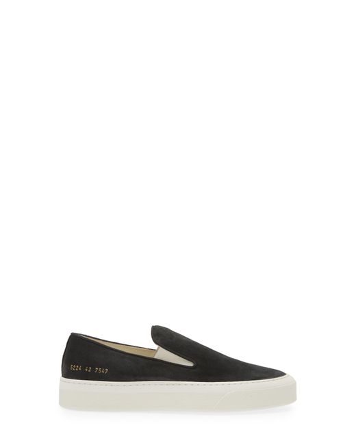 Common Projects Black Suede Slip-on Sneaker for men