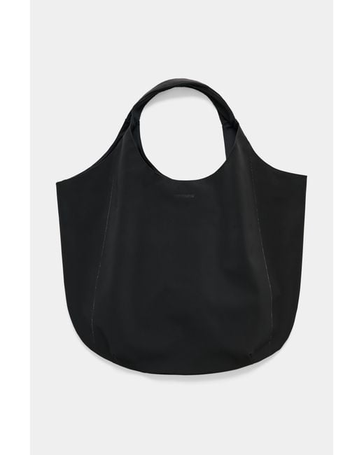 Stutterheim Black Svea Puffer Matte Bag