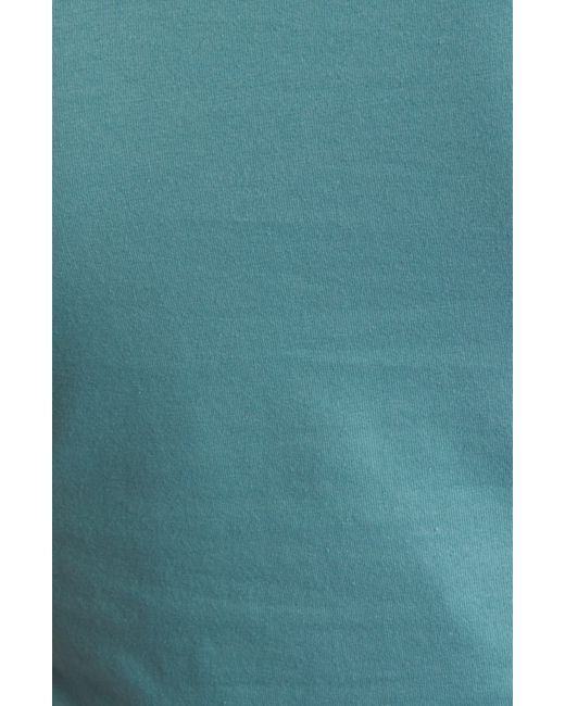 PacSun Blue Logo Outline Raglan Sleeve Crop Graphic T-shirt