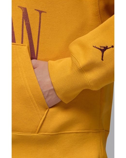 Nike Yellow Brooklyn Oversize Fleece Hoodie