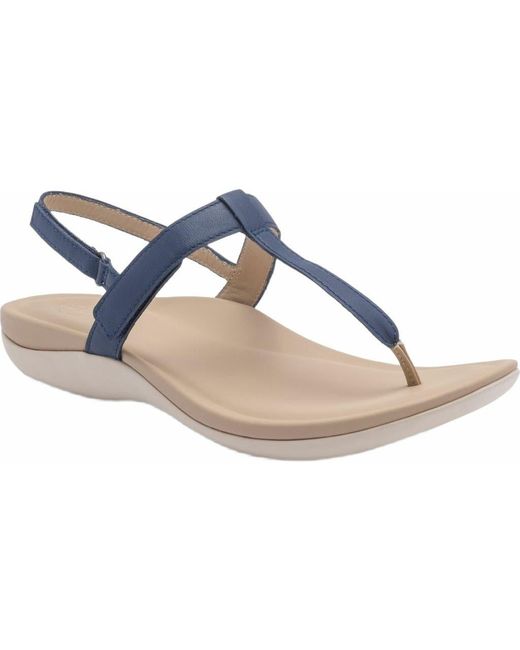 ABEO Women's Blue Oasis T Strap Sandal