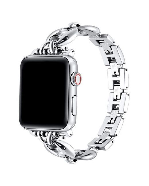 The Posh Tech White Poppy Apple Watch Bracelet Watchband