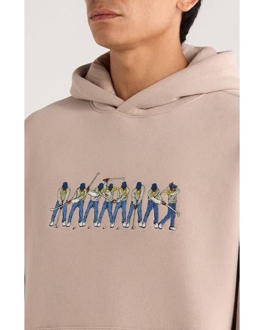 EASTSIDE GOLF Natural Sequence Embroidered Hoodie for men