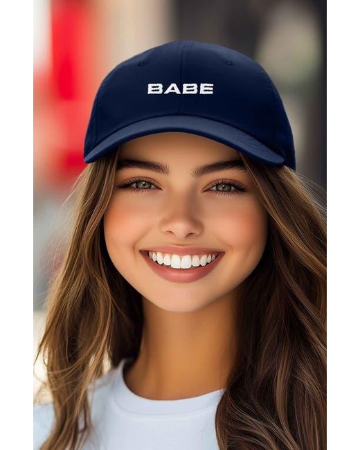 Alix Blue Babe Embroidered Cap