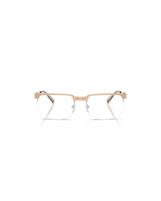 Michael Kors Metallic 58Mm Rectangle Optical Glasses for men