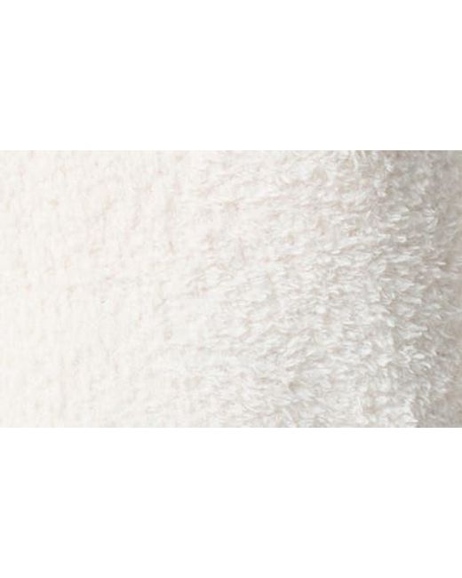 Florence By Mills White Crop Crewneck Sweater