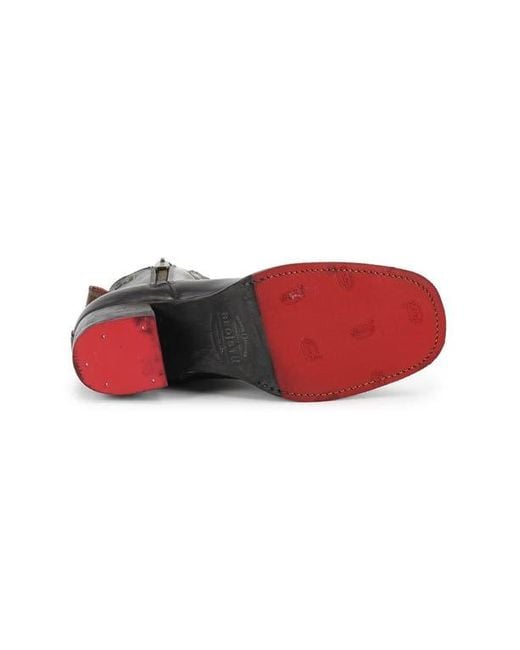 Bed Stu Black Bitsy Ankle Boot