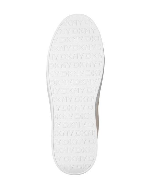 DKNY White Marta Sneaker