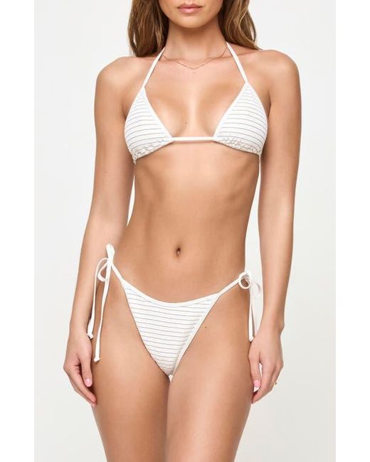 LSPACE Natural Levy Bitsy Bikini Bottoms