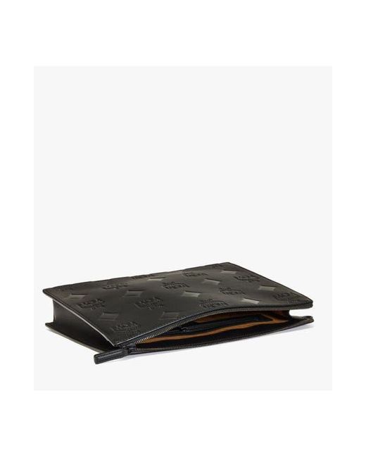 MCM Black Aren Crossbody Pouch