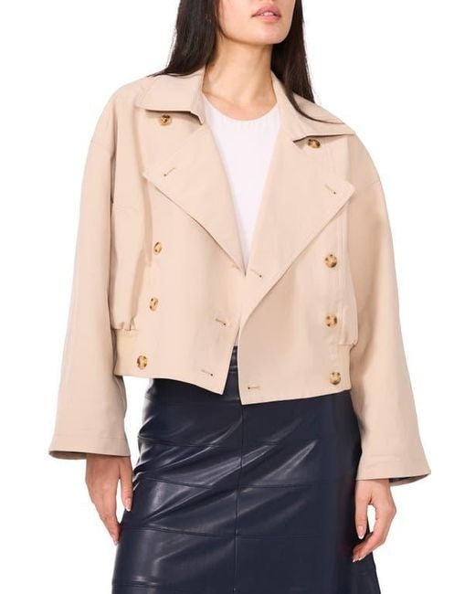 1.STATE Natural Crop Trench Coat