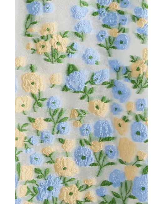 Sister Jane Green Marigold Jacquard Minidress