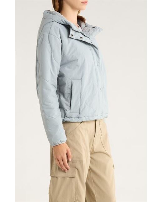 Prana Gray Encinitas Quilted Jacket