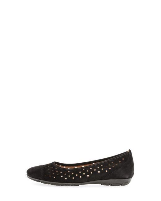 Gabor Black 44.169 Ballet Flat