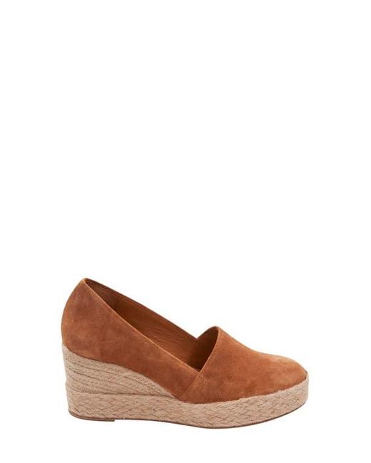 Andre Assous Brown Patti Espadrille Wedge