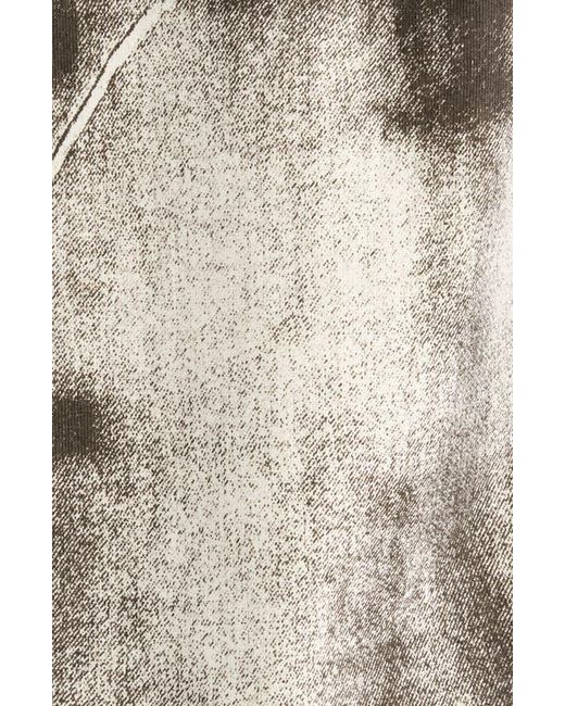 Pleasures Brown Trucker Trompe L'Oeil Print Heavyweight Long Sleeve Graphic T-Shirt for men