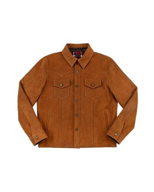 Last Wolf Brown Sequoia Trucker Jacket for men