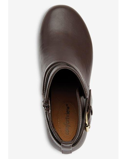 Comfortview Brown The Bronte Bootie