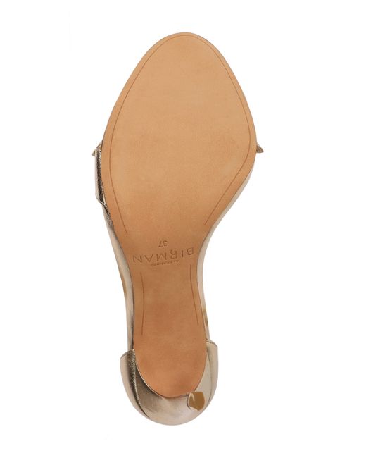 Alexandre Birman Clarita Metallic Ankle Strap Sandal