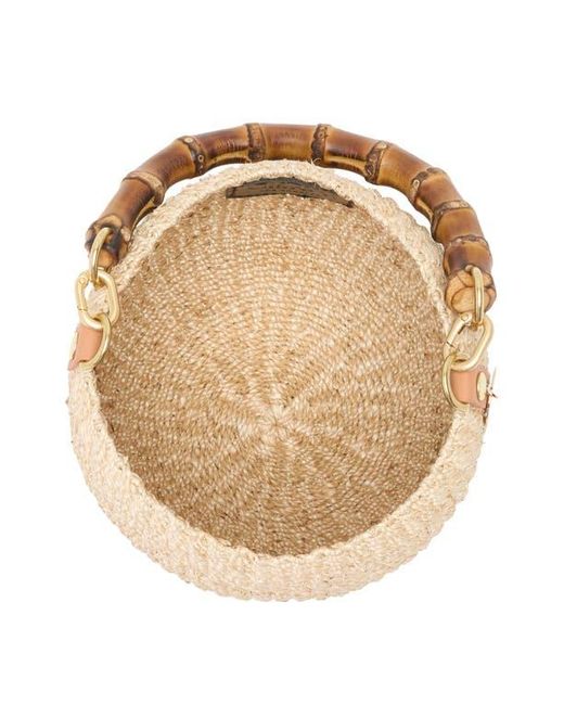 Clare V. Brown Petite Pot De Miel Top Handle Bag