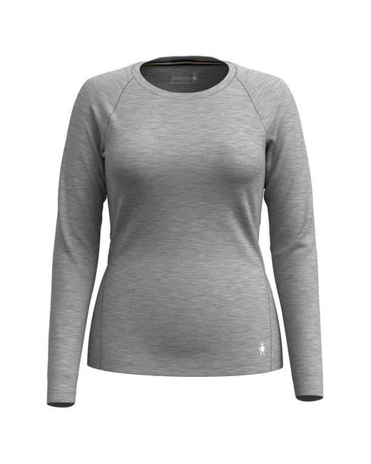Smartwool Gray Classic Thermal Long Sleeve Merino Wool Base Layer T-Shirt