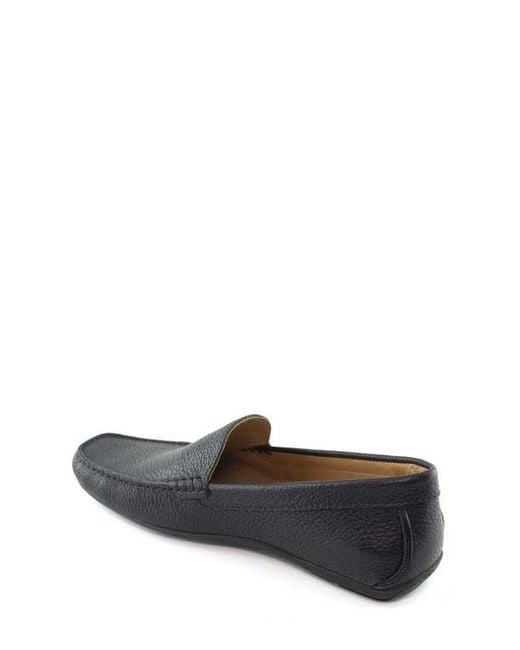Marc Joseph New York Blue Broadway Leather Venetian Driver Loafer for men