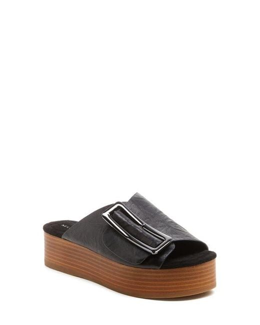 Kelsi Dagger Brooklyn Black Dover Platform Sandal
