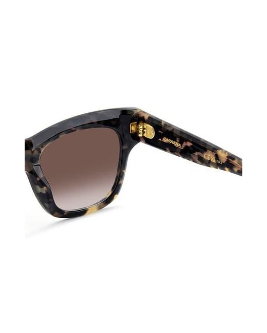 Carrera Brown 53Mm Gradient Square Sunglasses
