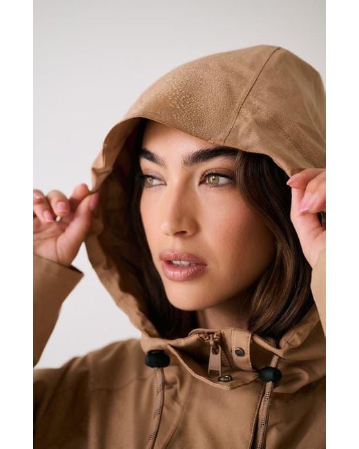 Lolë Brown Lachine Oversize Rain Coat