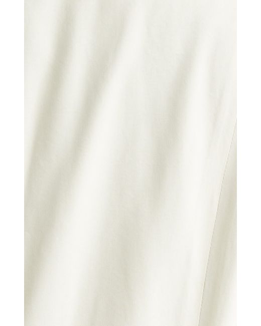 Bottega Veneta Natural Layered Look Long Sleeve Shirtdress