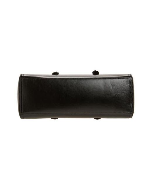 Reformation Black Dominique Leather Shoulder Bag