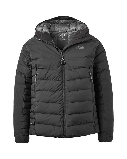 Rab Black Infinity Windstopper Hoodie for men