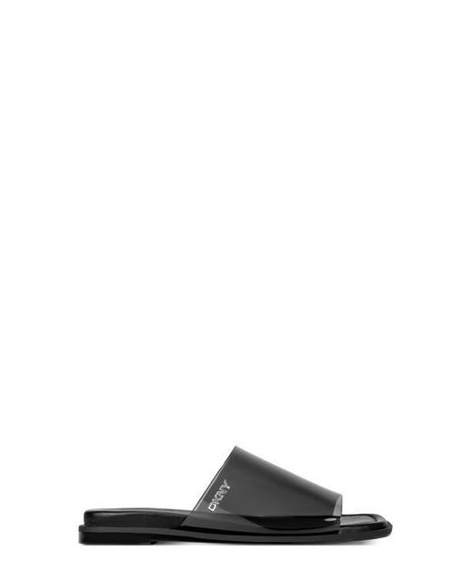 DKNY Black Cataline Slide Sandal