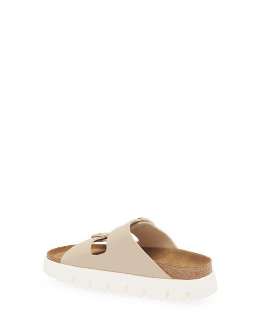 Birkenstock Natural Papillio By Arizona Exquisite Chunky Slide Sandal