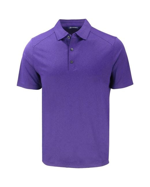 Cutter & Buck Purple Forge Recycled Blend Polo for men
