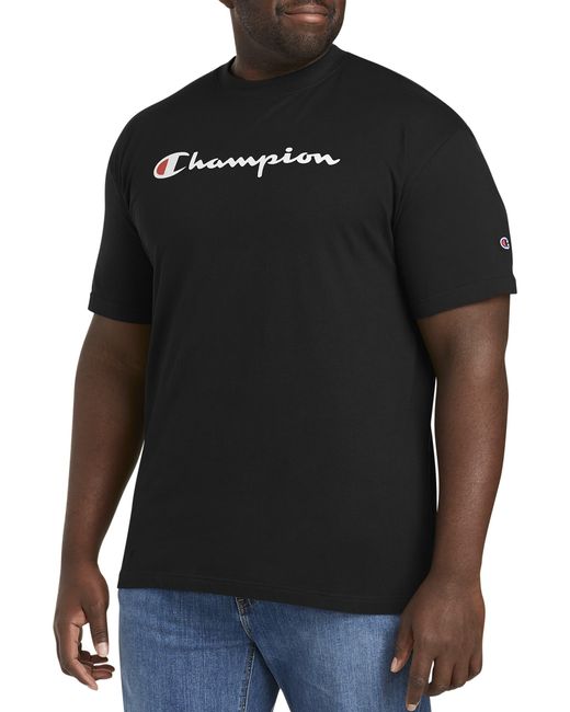 Champion Black Script T-Shirt for men
