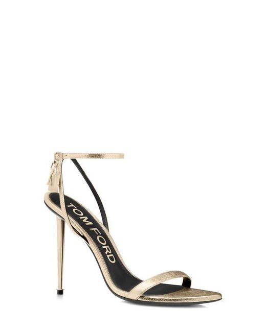 Tom Ford Metallic Padlock Sandal
