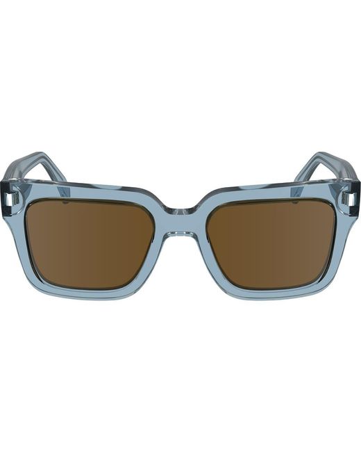 Paul Smith Brown Kenton 52Mm Rectangular Sunglasses