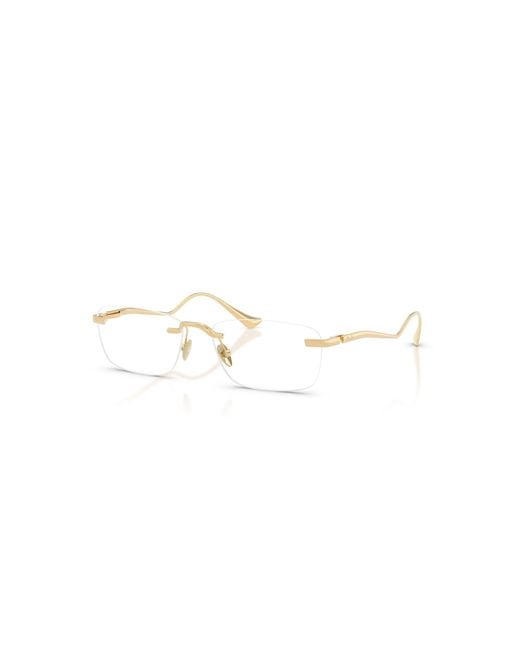 Ferrari Metallic 56Mm Rectangle Optical Glasses for men