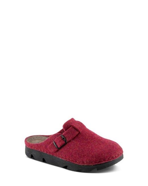 Flexus by Spring Step Red Clogger Mule