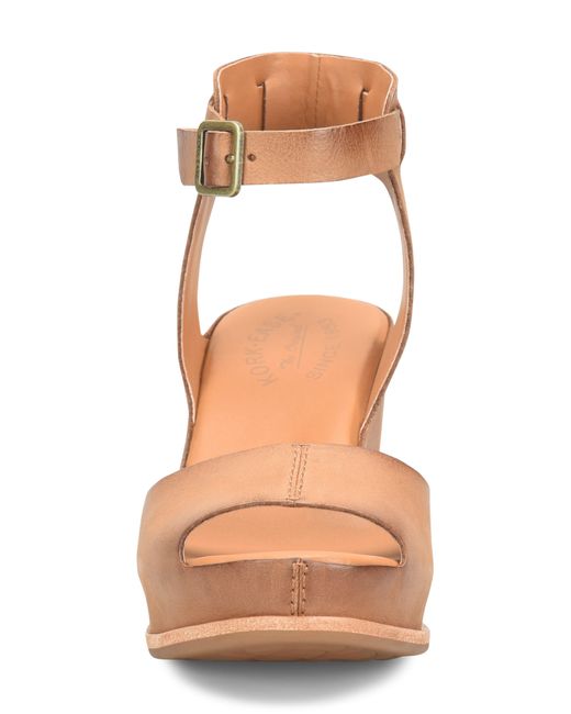 KorkEase Korkease Stasia Ankle Strap Platform Sandal in Pink Lyst
