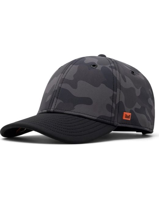 Melin Black Thermal A-Game Infinite Performance Snapback Hat for men