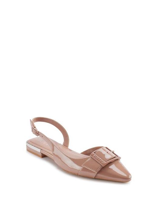 DKNY Pink Clemma Pointed Toe Slingback Flat