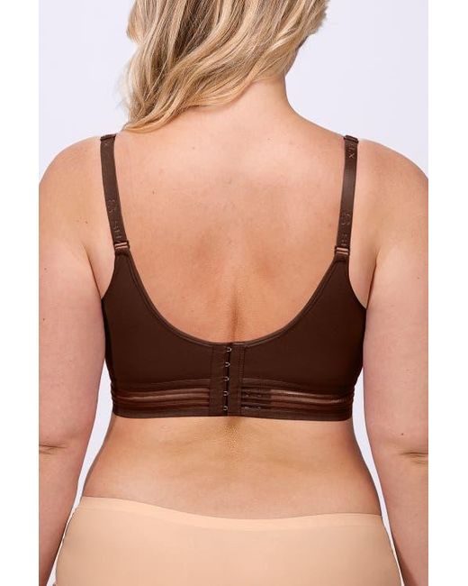 Shapellx Brown Wireless Full Coverage Seamless Bra