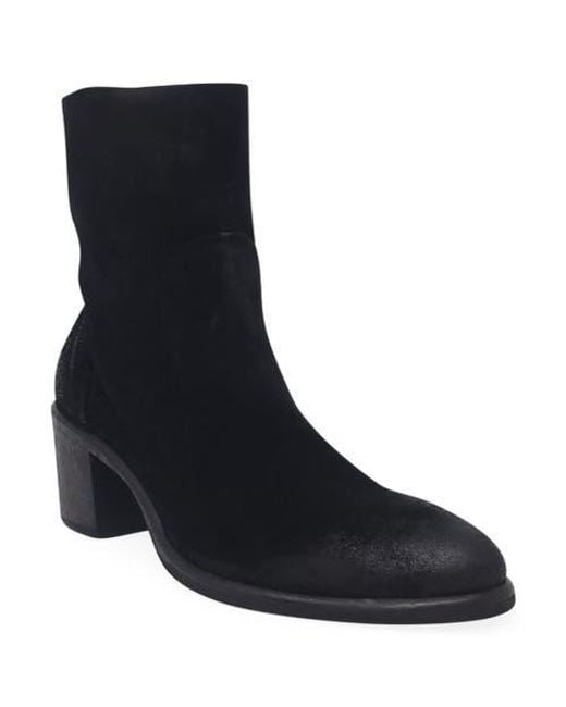 Madison Maison Black Distressed Ankle Boot