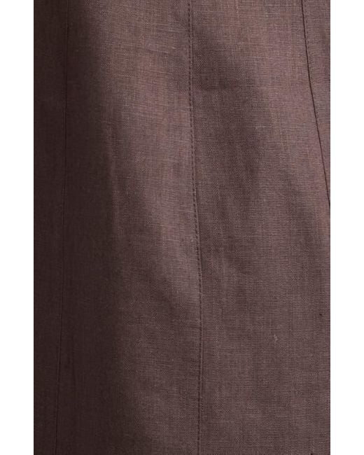 Siedres Black Alites Linen Minidress