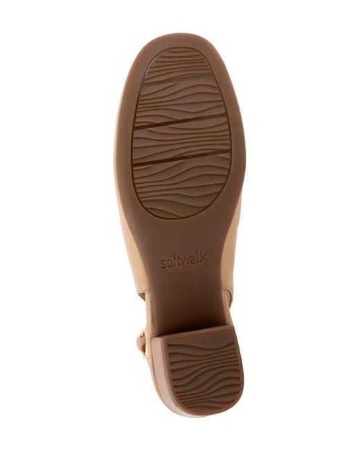 Softwalk® Brown Largo Slingback Pump