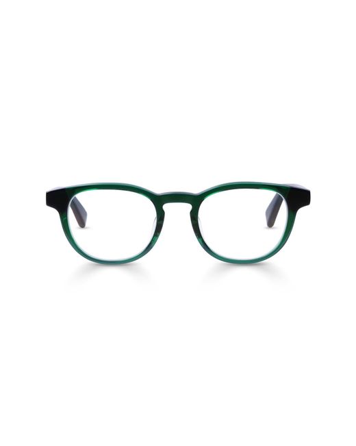 Eyebobs Black Clearly 46Mm Round Light Blocking Glasses