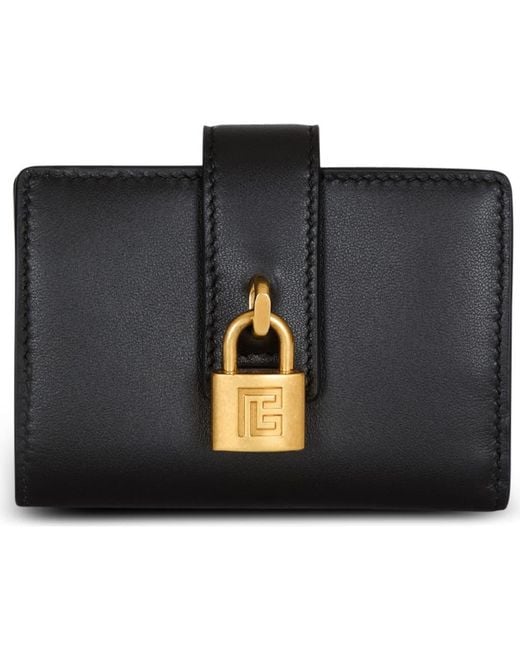 Balmain Black Pulse Leather Purse