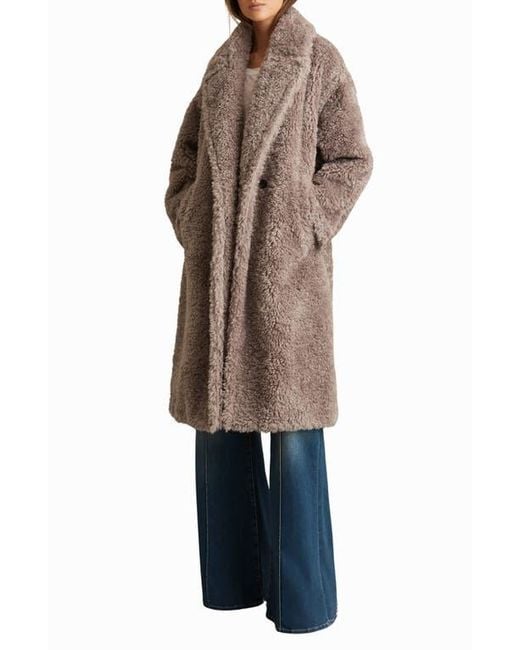 Reiss Multicolor Darla Faux Fur Coat
